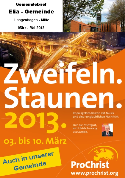 Gemeindebrief März 2013