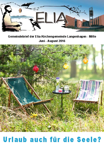 Gemeindebrief Juni 2016