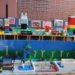 Überblick über mehrere gebaute Legowelten.