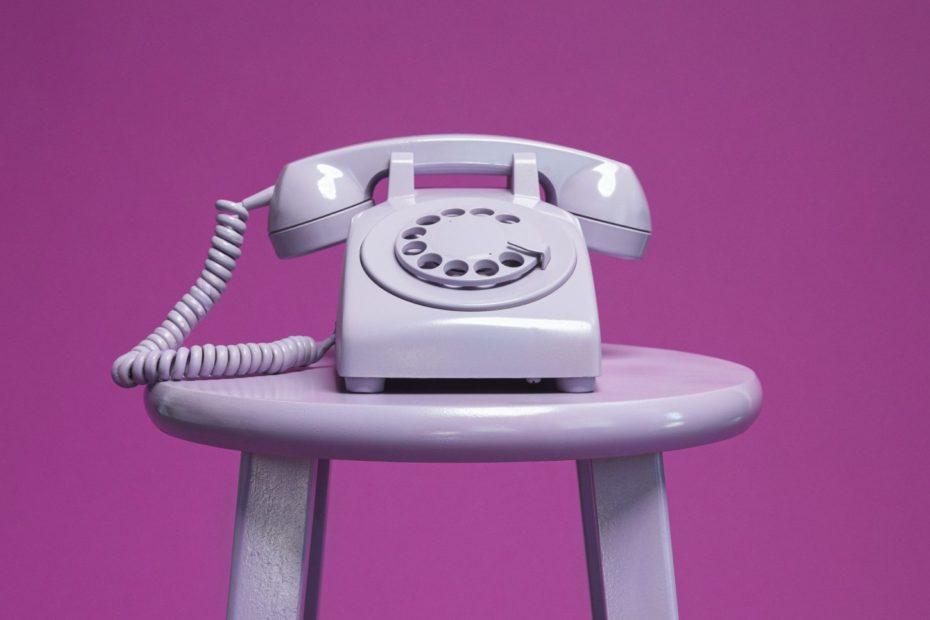 Telefon mit Wählscheibe